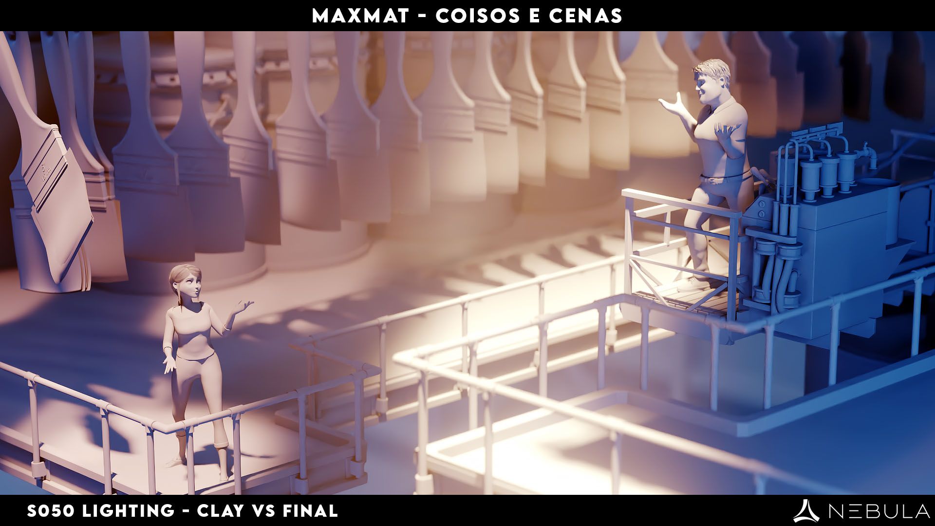 Maxmat 3D Render - Clay - Redshit Cinema 4d