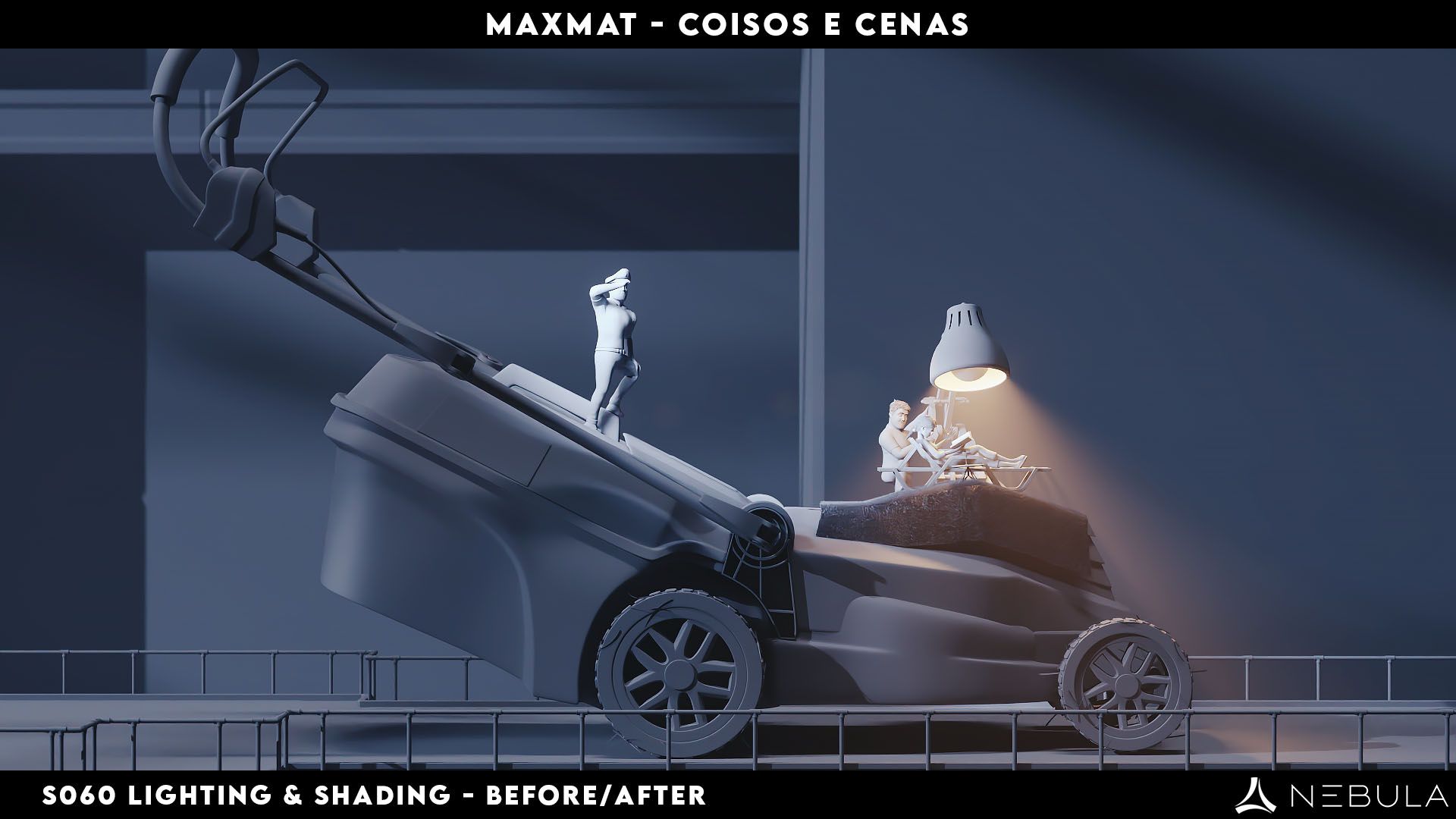 Maxmat 3D Render - Clay - Redshit Cinema 4d
